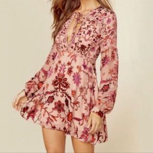 FOR LOVE AND LEMONS saffron mini dress